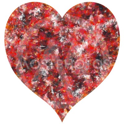 Symbol of love. Graphics for Valentine