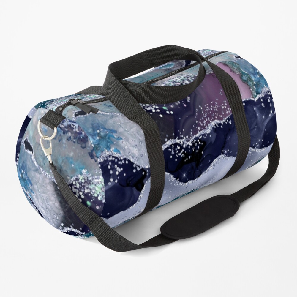 Abstract Agate Background on Duffle Bag