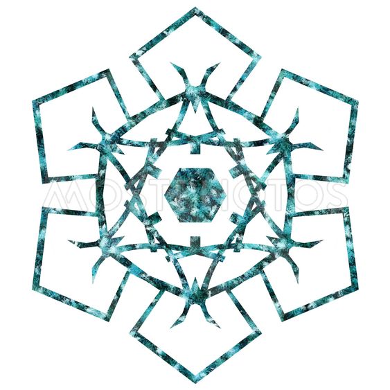 Snowflake for winter holidays