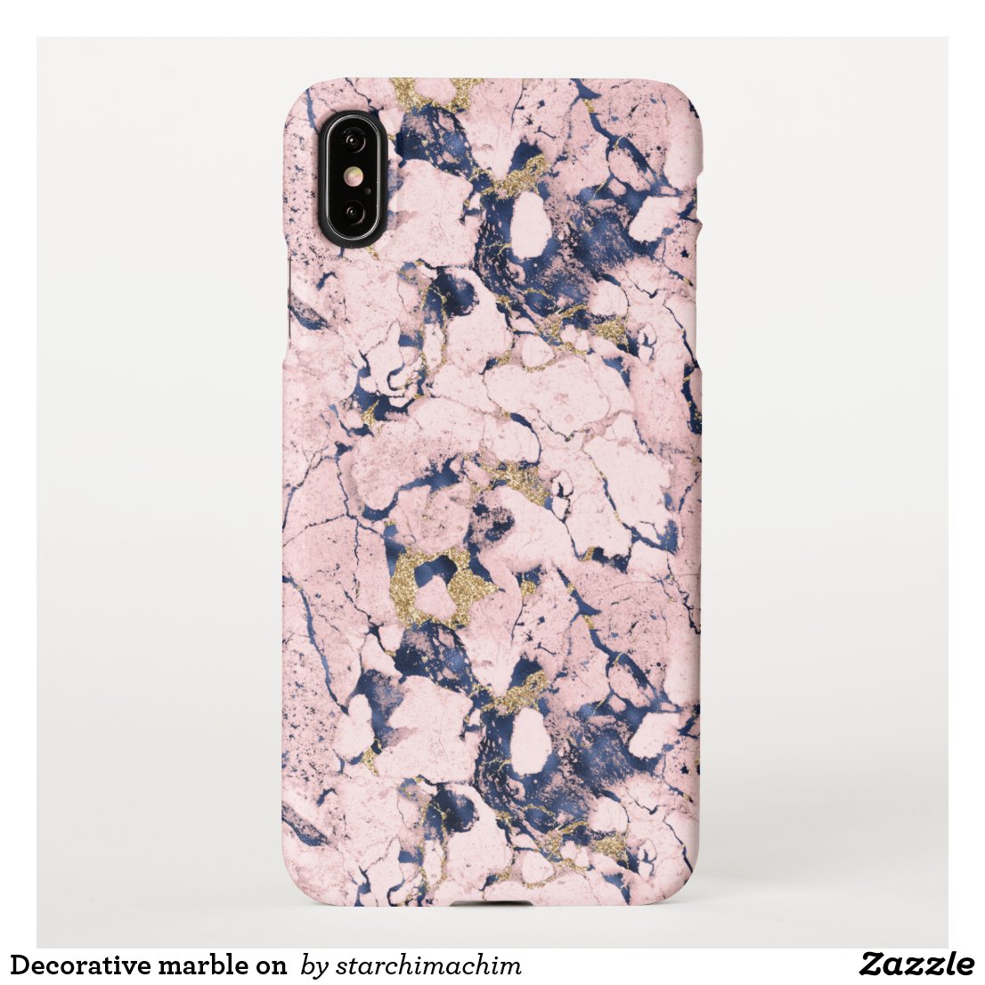Decorative marble on  iPhone 11 case