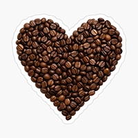 A Perfect Blend of Love and Aroma Sticker: Elevate Spaces